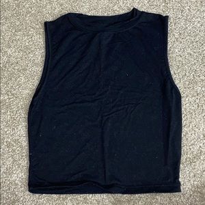 Alphalete black crop top XS